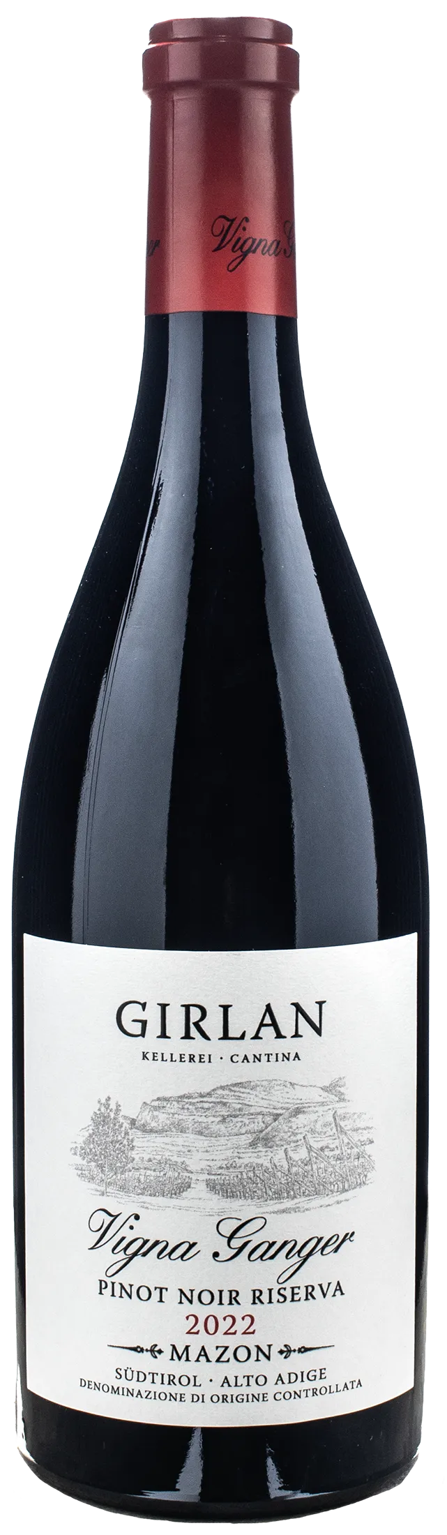 Girlan Vigna Ganger Pinot Noir Mazon Riserva 2022