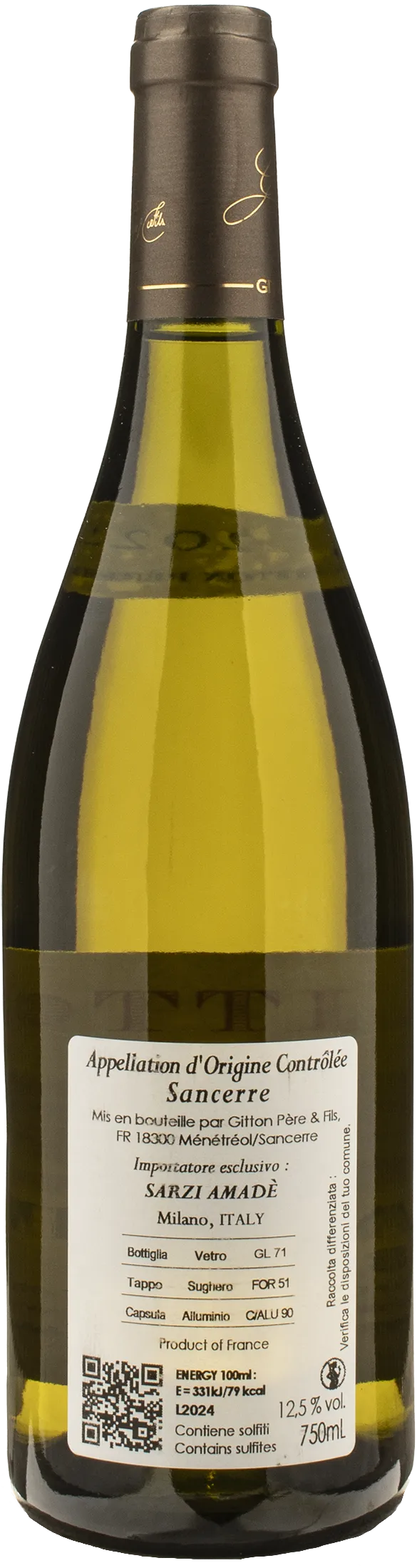 Gitton Pere et Fils Sancerre Les Belles Dames 2024