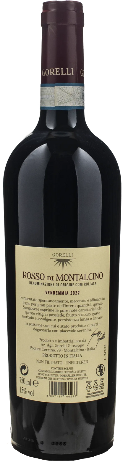 Giuseppe Gorelli Rosso di Montalcino 2022