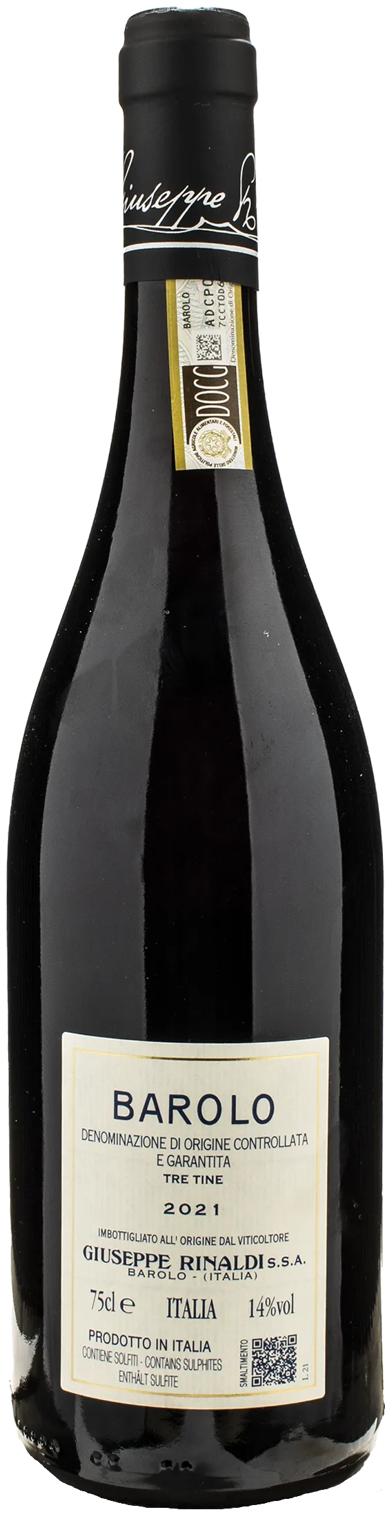Giuseppe Rinaldi Barolo Tre Tine 2021