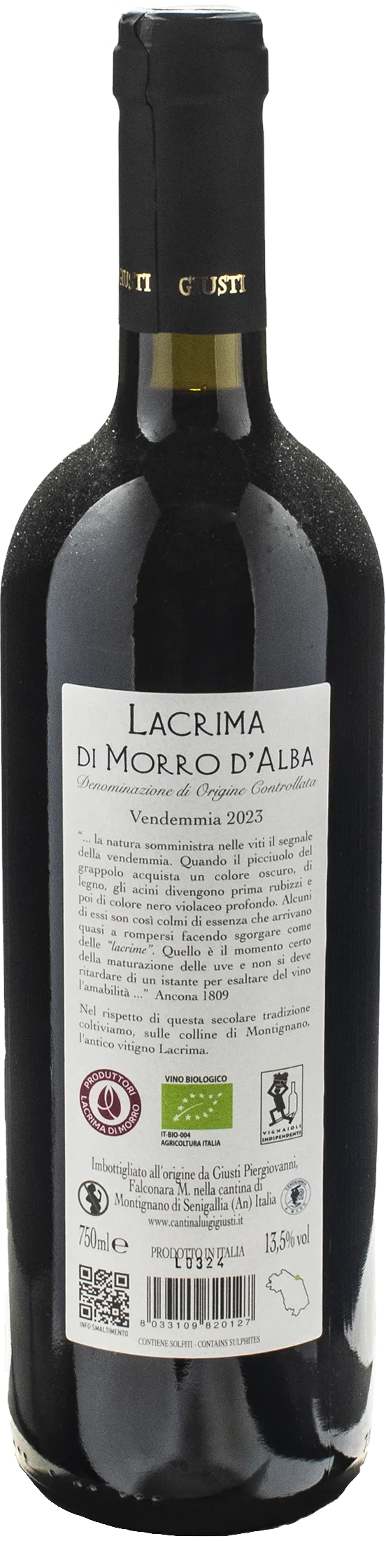 Giusti Lacrima di Morro d'Alba Lacrima 2023