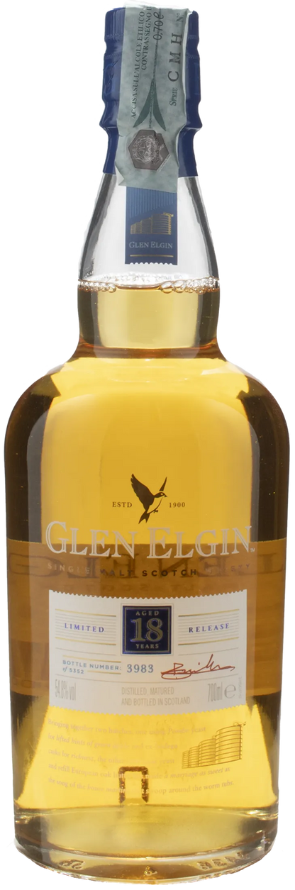 Glen Elgin Single Malt Scotch Whisky Limited Release 18 Anni