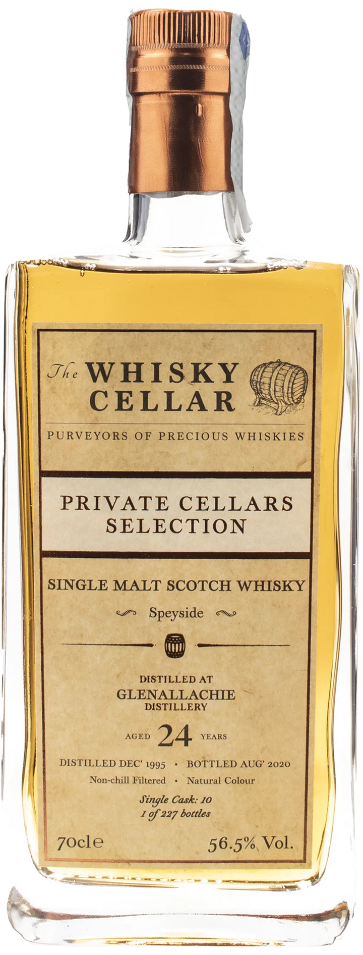 Glenallachie Whisky Private Cellars Selection 24 Y.O. 0.7L