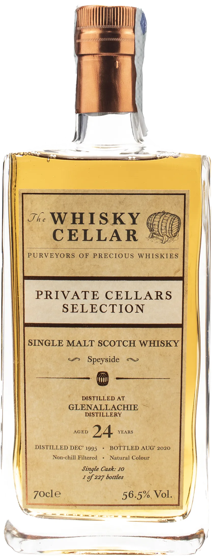 Glenallachie Whisky Private Cellars Selection 24 Y.O. 0.7L