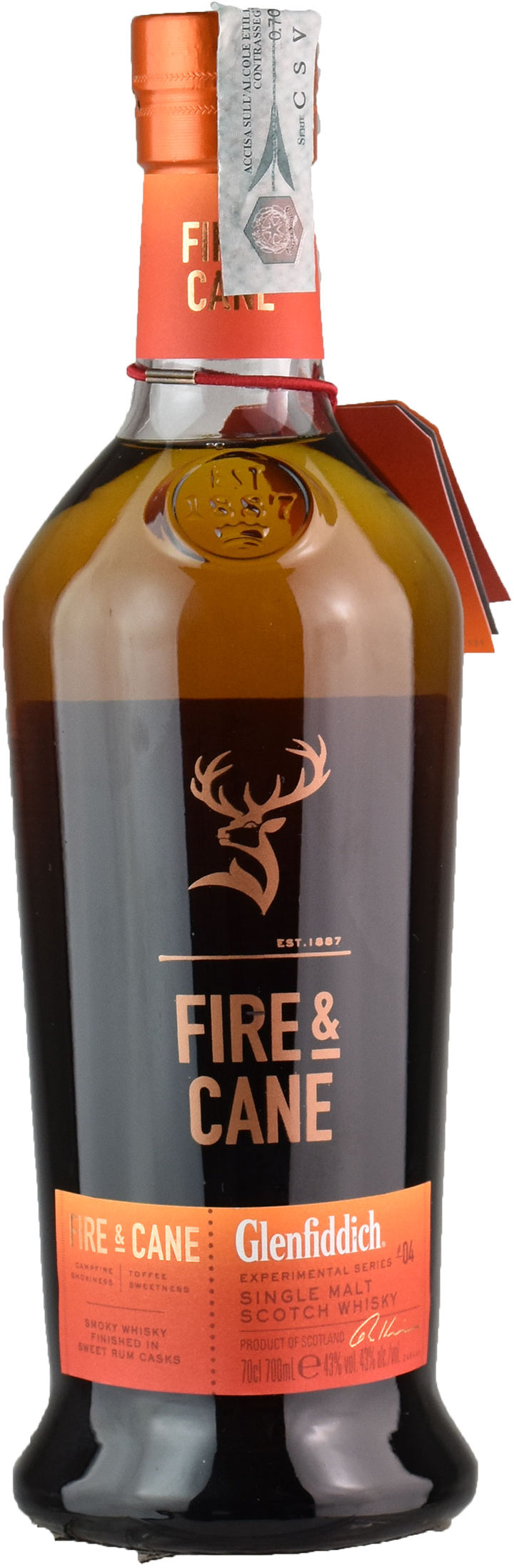 Glenfiddich Whisky Fire & Cane 0.7L