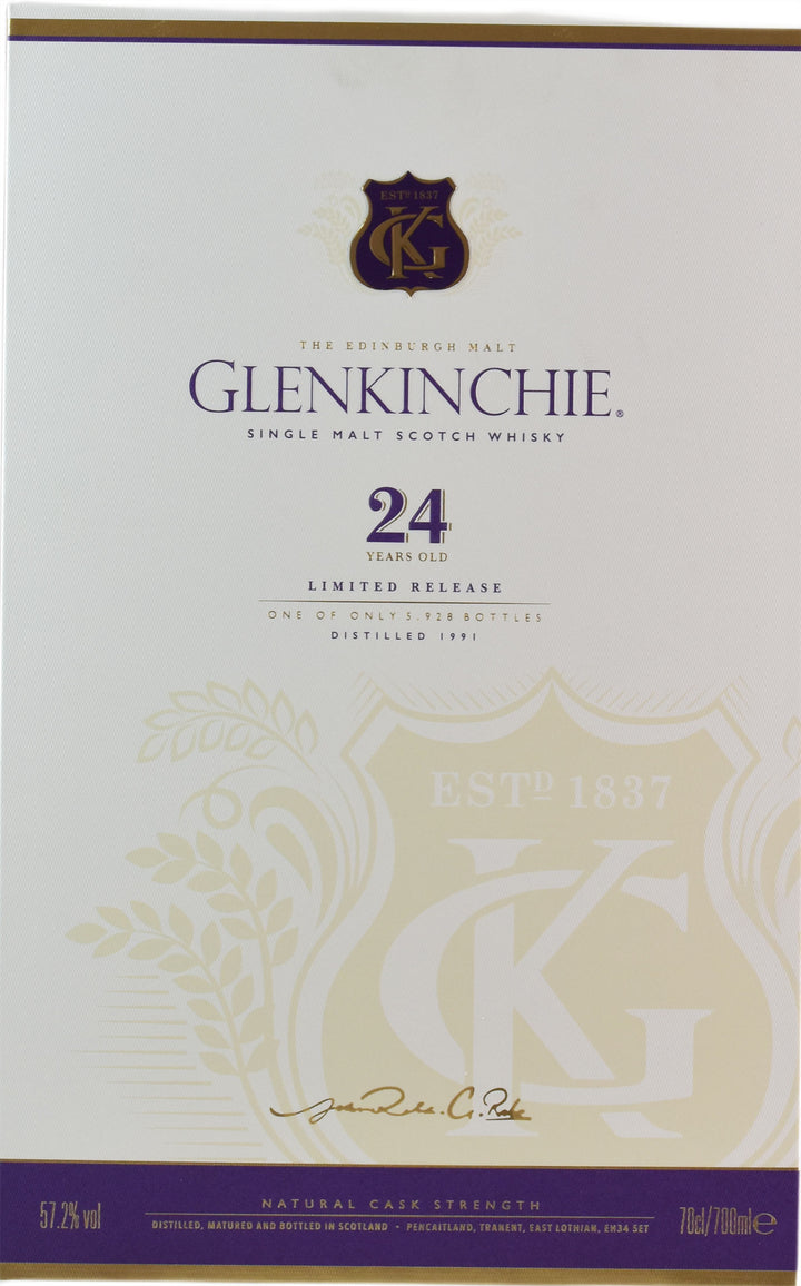 Glenkinchie Single Malt Scotch Whisky Natural Cask Strength Limited Release 24 Y.O. 0.7L
