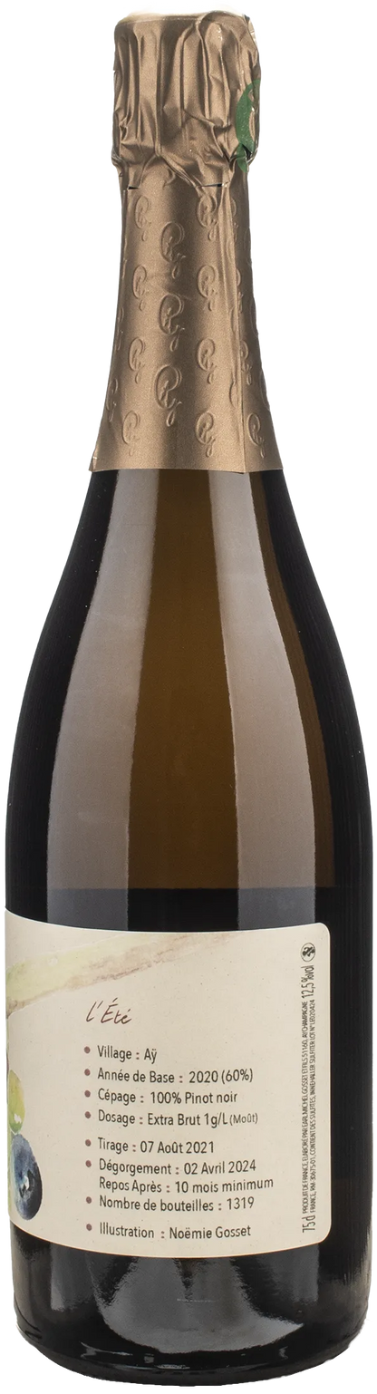 Paul Gosset Champagne Au Fil Des Temps Ete Pinot Noir Ay Extra Brut