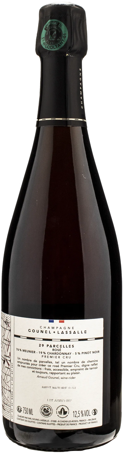 Gounel Lassalle Champagne 29 Parcelles 1er Cru Rosè Brut Nature