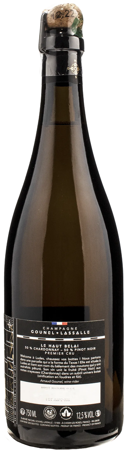 Gounel Lassalle Champagne 1er Cru Le Haut Belai Brut Nature