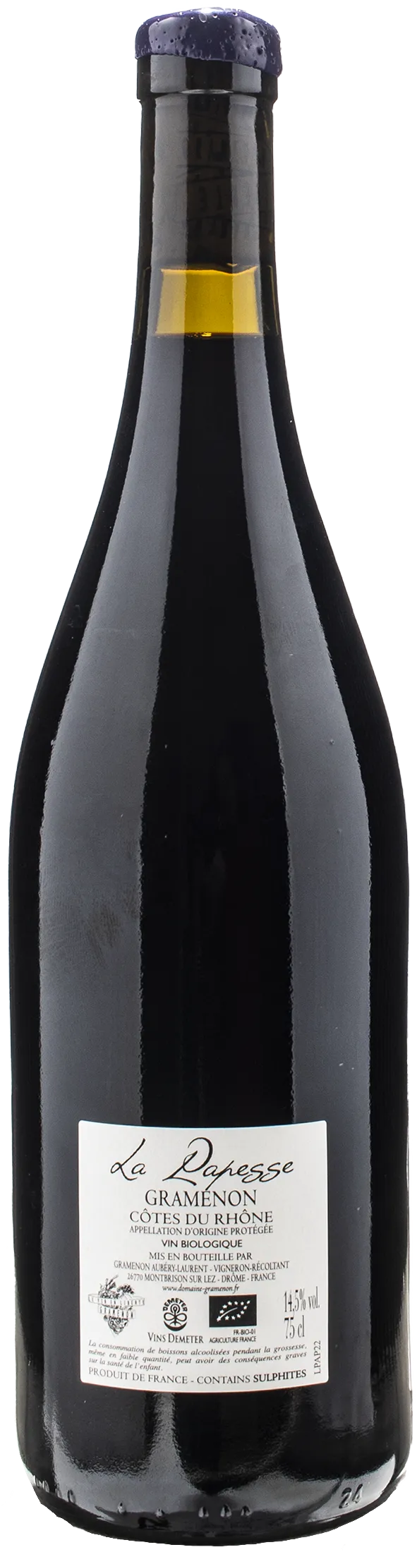 Gramenon La Papesse Cotes Du Rhone 2022