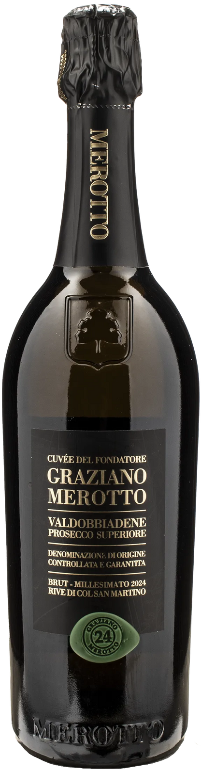 Graziano Merotto Valdobbiadene Prosecco Rive Col San Martino Cuvee del Fondatore Brut 2024