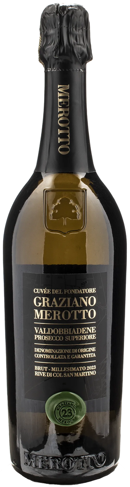 Graziano Merotto Valdobbiadene Prosecco Superiore Rive Col San Martino Cuvée del Fondatore 2023