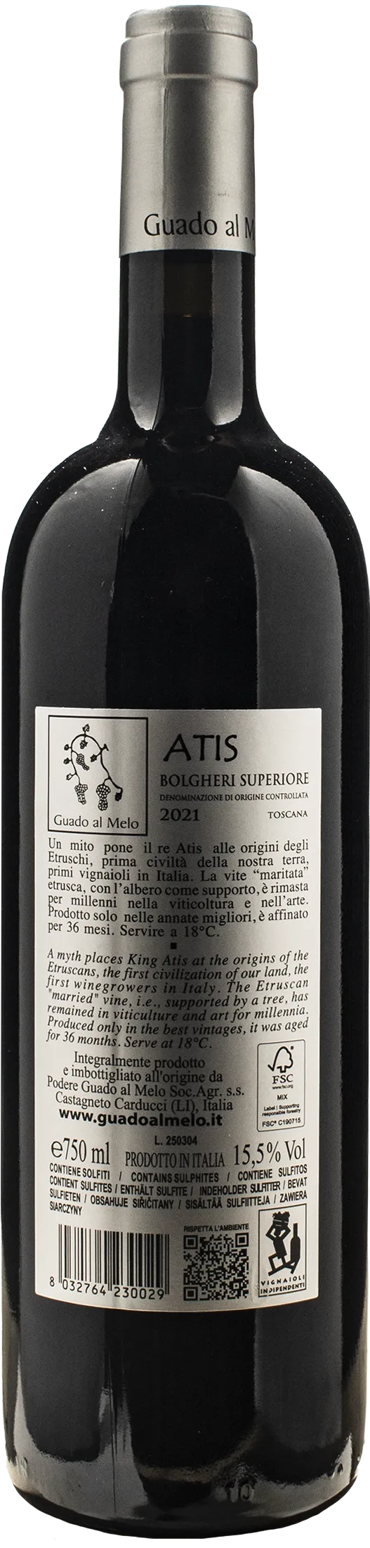 Guado al Melo Bolgheri Superiore Atis 2021