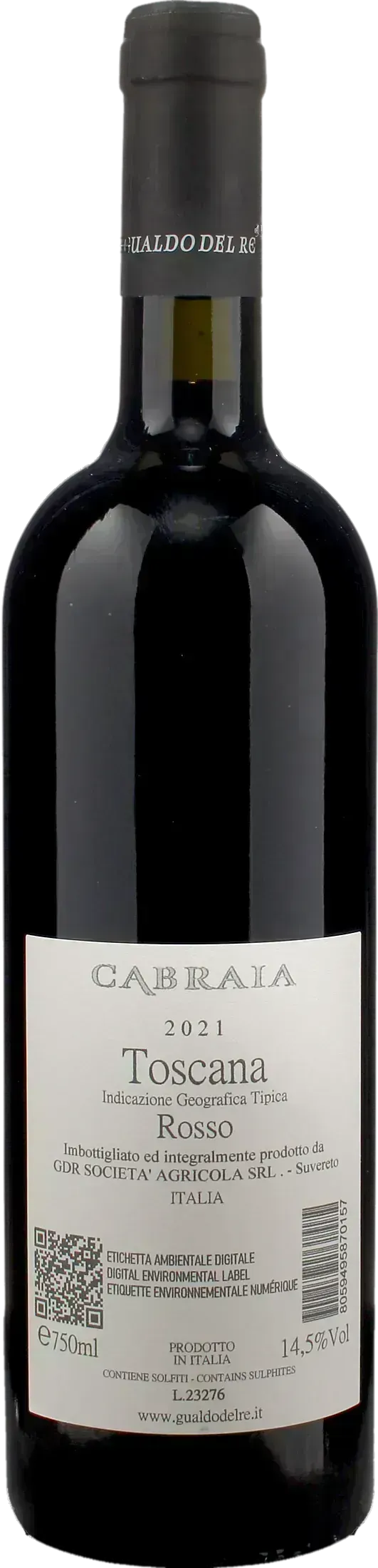 Gualdo del Re Toscana Cabraia 2021