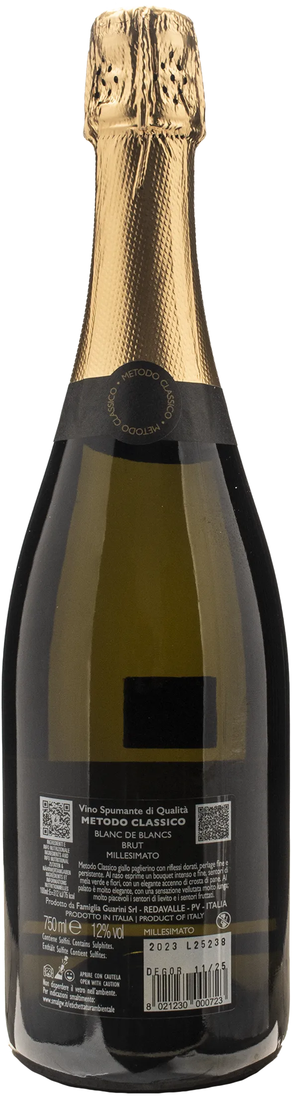 Guarini Lebolle La Gran Cuvee Blanc de Blancs Metodo Classico Brut Millesimato 2023