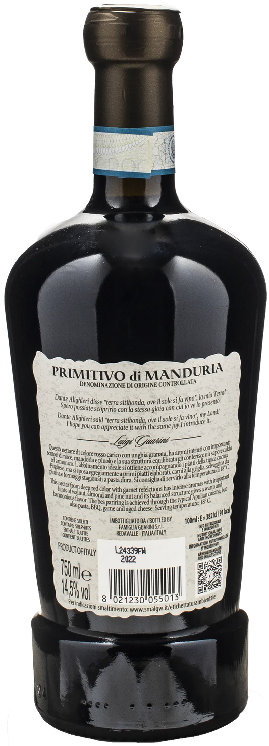 Guarini Primitivo di Manduria Luigi Guarini 2022
