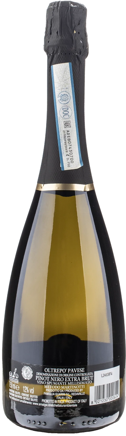 Guarini Spumante Le Bollè Oltrepò Pavese Pinot Nero Extra Brut 2023