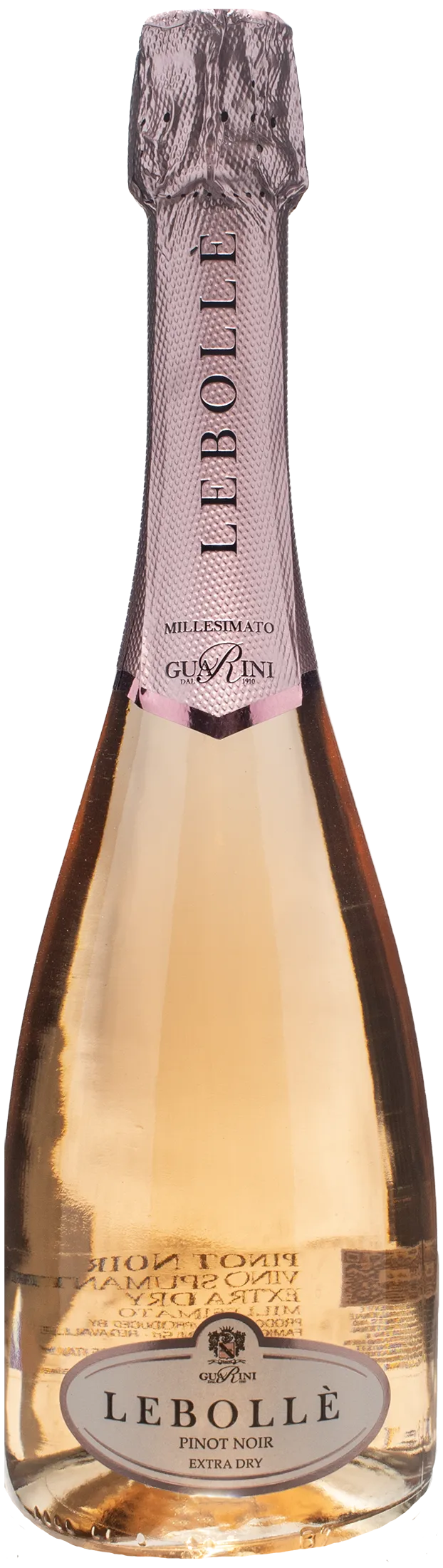 Guarini Spumante Lebolle Pinot Noir Rosè Millesimato Extra Dry 2025