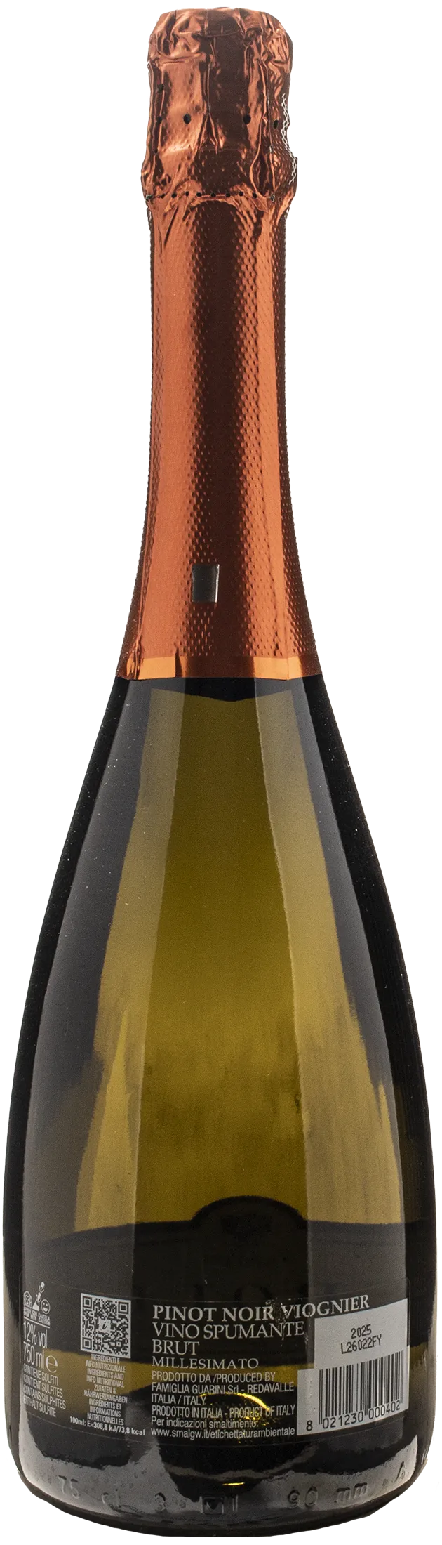 Guarini Spumante Lebolle Pinot Noir Viognier Brut 2025