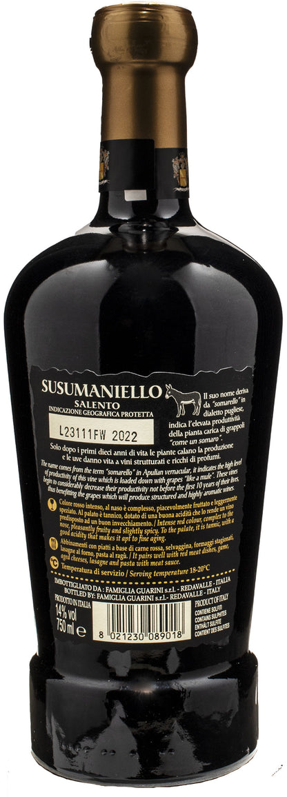 Guarini Susumaniello Salento Selezione Luigi Guarini 2022
