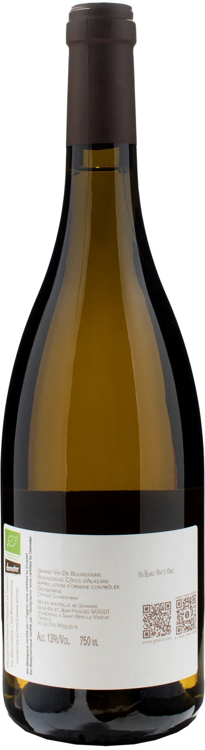 Guilhem et Jean Hugues Goisot Bourgogne Cotes d'Auxerre Gondonne 2021