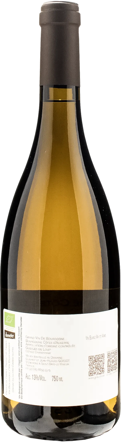 Guilhem et Jean-Hugues Goisot Bourgogne Cotes d'Auxerre Gueules de Loup 2021