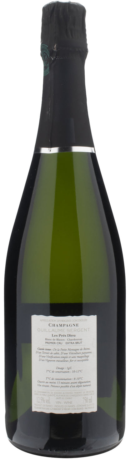 Guillaume Sergent Champagne 1er Cru Blanc de Blancs Les Pres Dieu Extra Brut