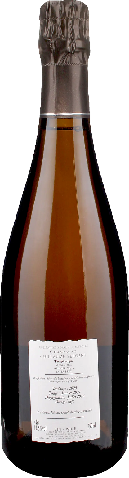 Guillaume Sergent Champagne Pataphysique Extra Brut 2020