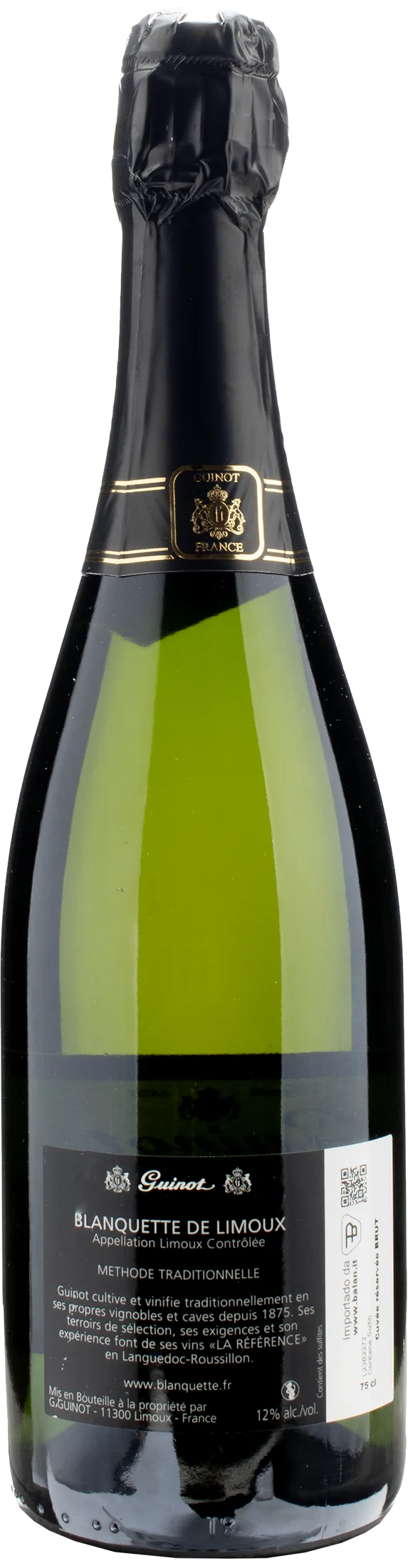 Guinot Blanquette de Limoux Methode Traditionnelle Brut Cuvée Reservée