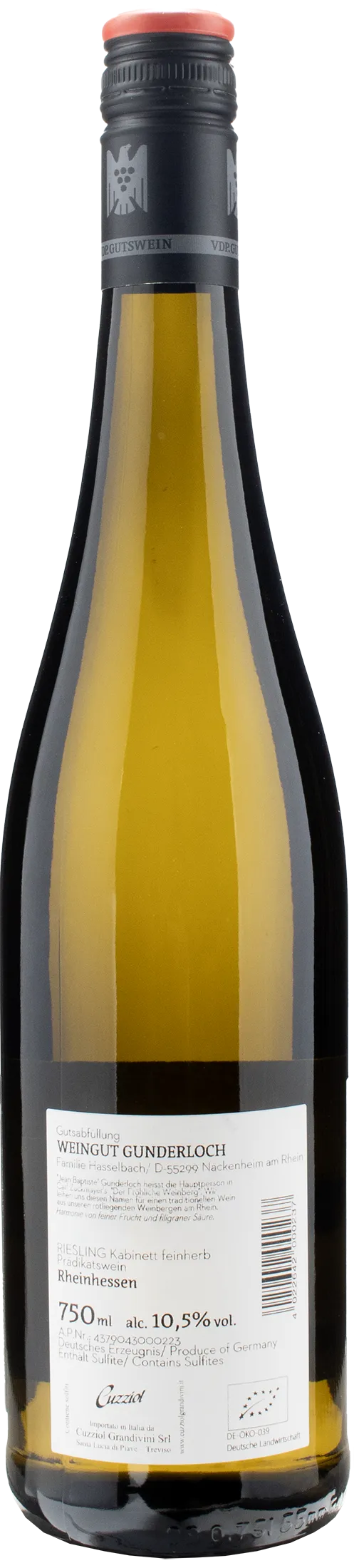 Gunderloch Riesling Kabinett Jean Baptiste 2022
