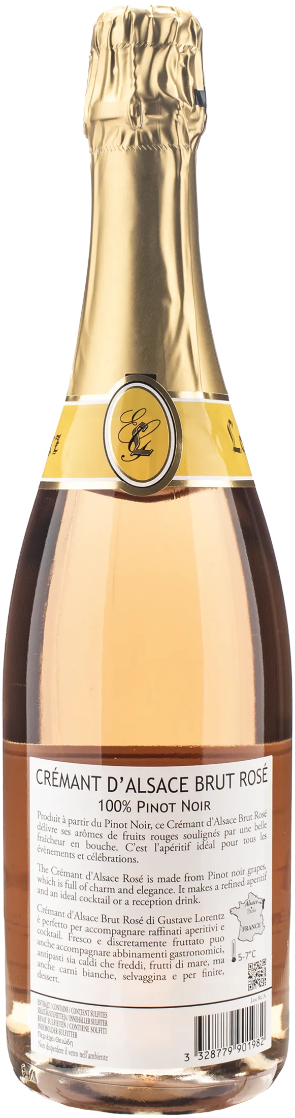 Gustave Lorentz Cremant d'Alsace Brut Rosè