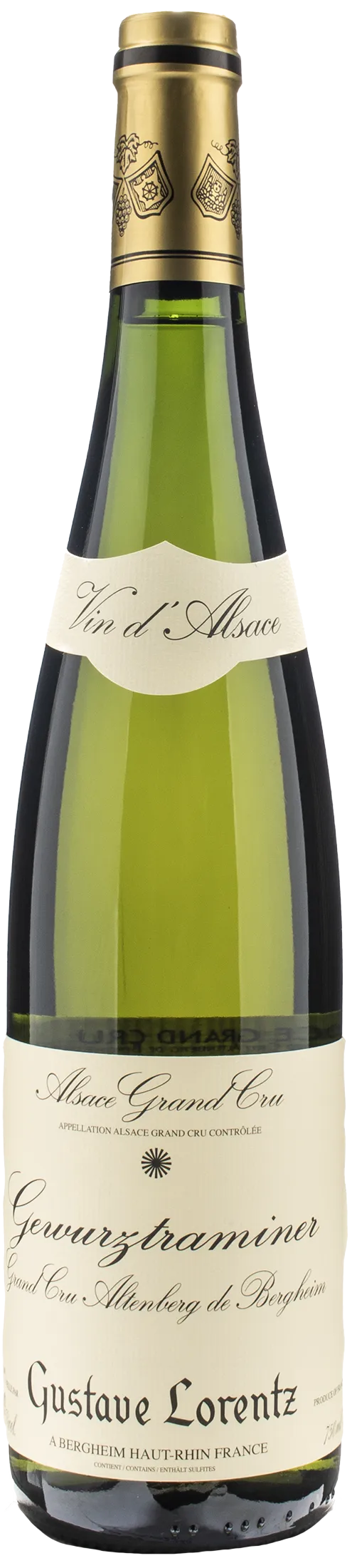 Gustave Lorentz Gewurztraminer Alsace Grand Cru Altenberg de Bergheim 2016