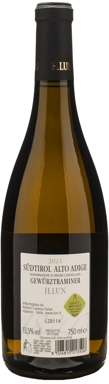 H. Lun Alto Adige Gewurztraminer 2023