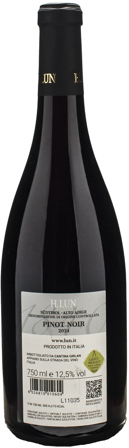 H. Lun Alto Adige Pinot Nero 2024