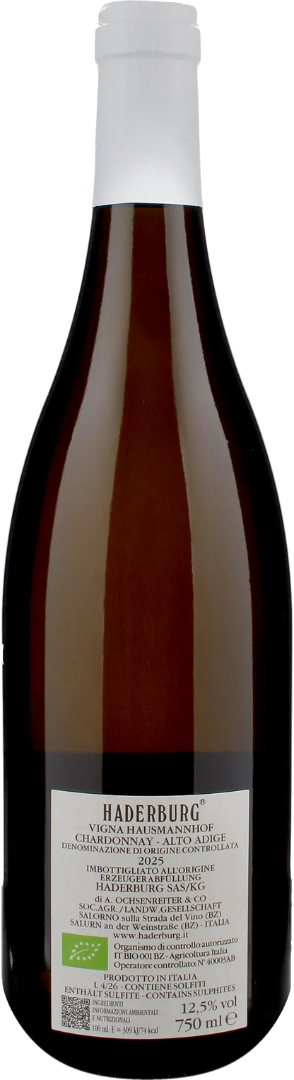 Haderburg Chardonnay Vigna Hausmannhof 2025