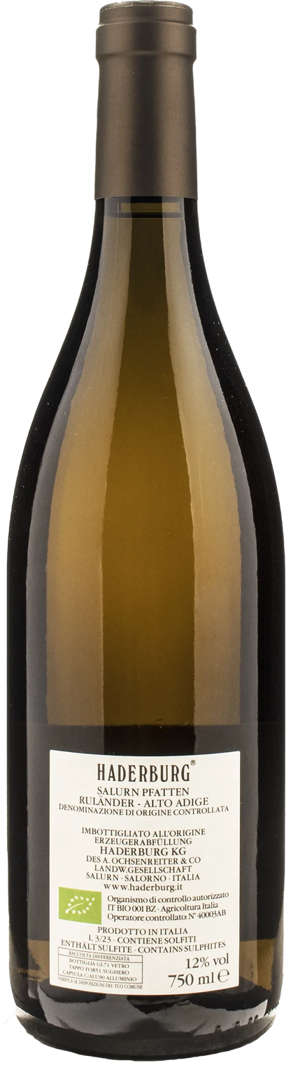 Haderburg Salurn Pfatten Pinot Grigio 2023