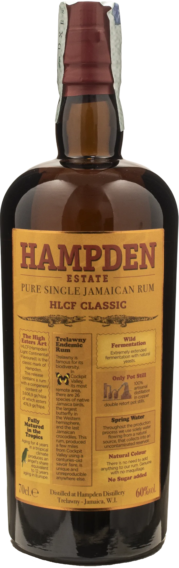 Hampden Estate Single Jamaican Rum Overproof