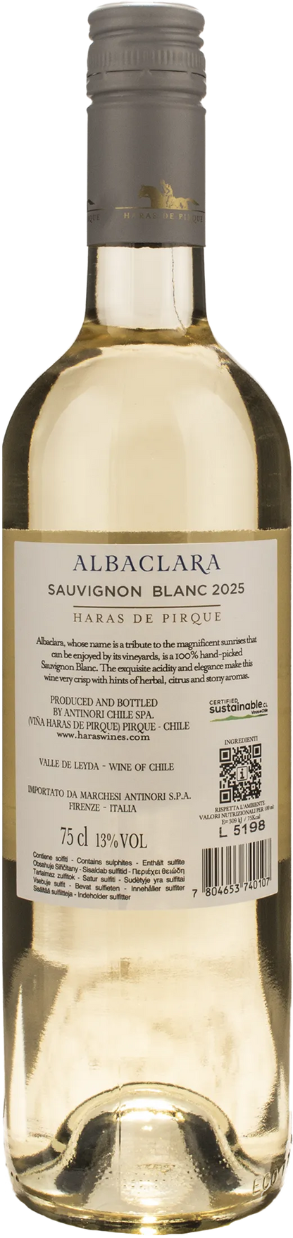 Haras de Pirque Albaclara Sauvignon Blanc 2025