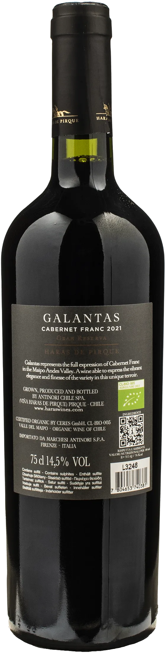 Haras de Pirque Galantas Gran Reserva 2021