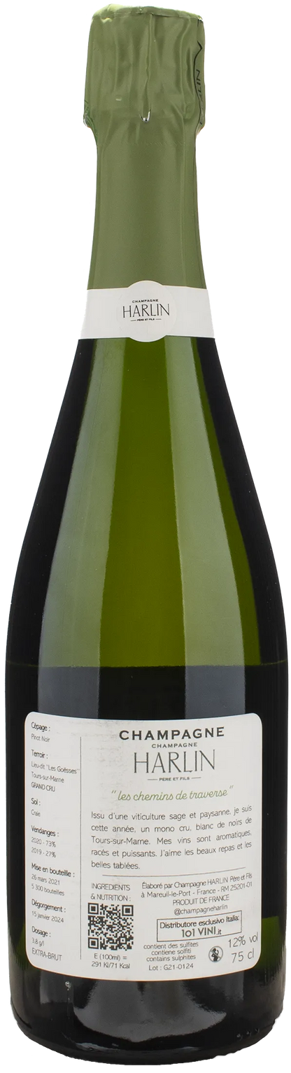 Harlin Champagne Grand Cru Les Chemins de Traverse Extra Brut