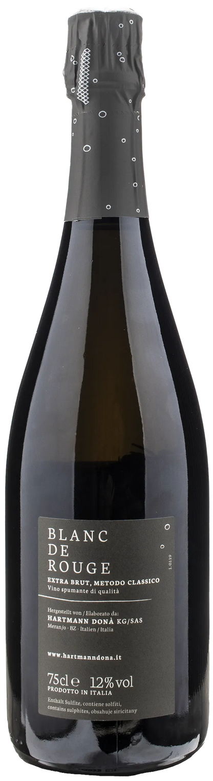 Hartmann Donà Spumante Metodo Classico Blanc de Rouge Extra Brut