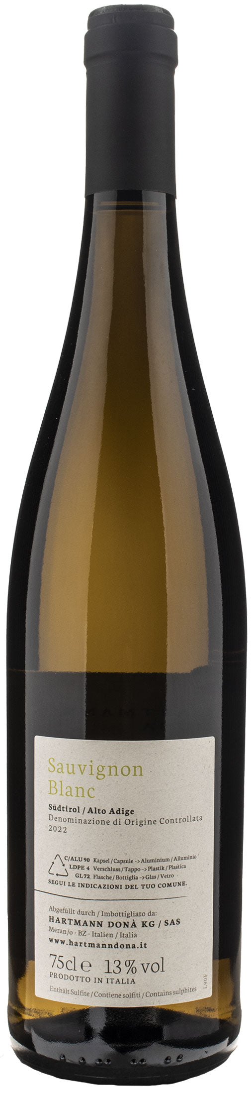 Hartmann Donà Sauvignon Blanc 2022