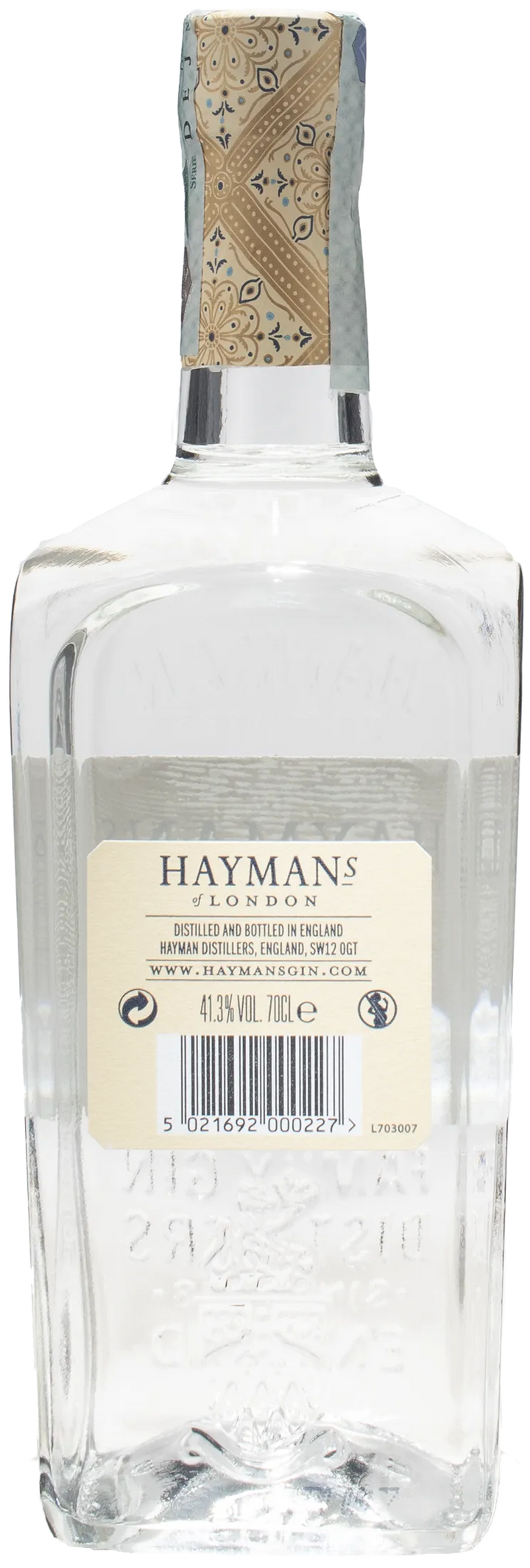Hayman's Of London Gently Rested Gin 0.7L