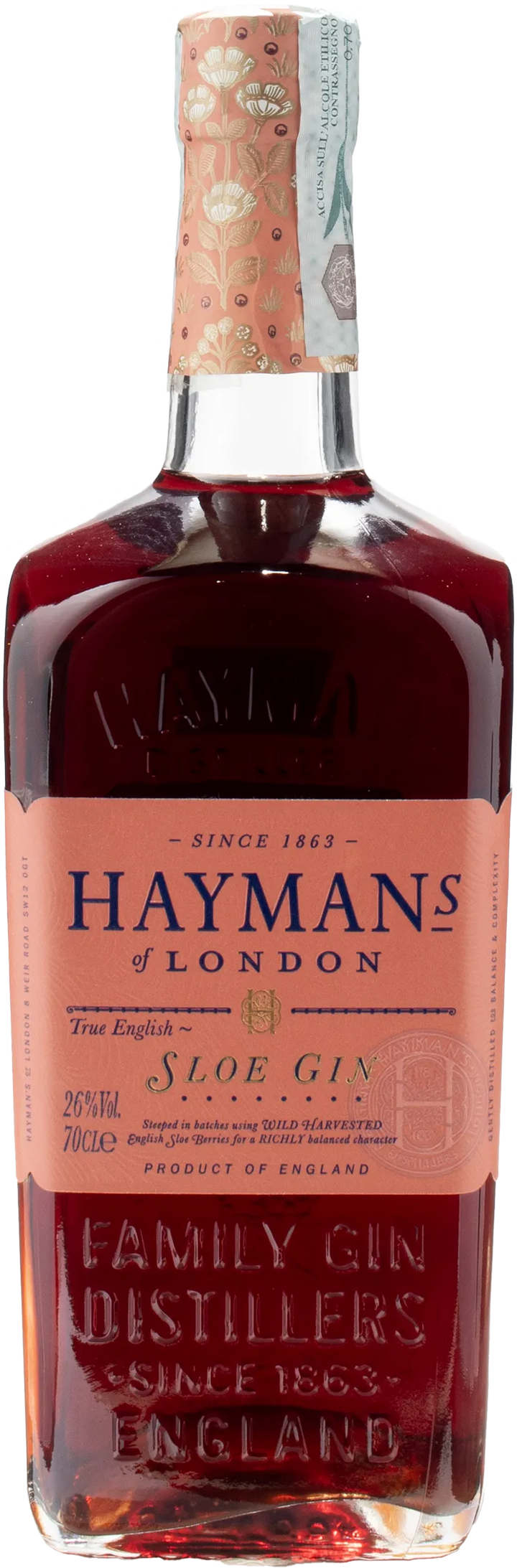Hayman's Of London Sloe Gin 0.7L