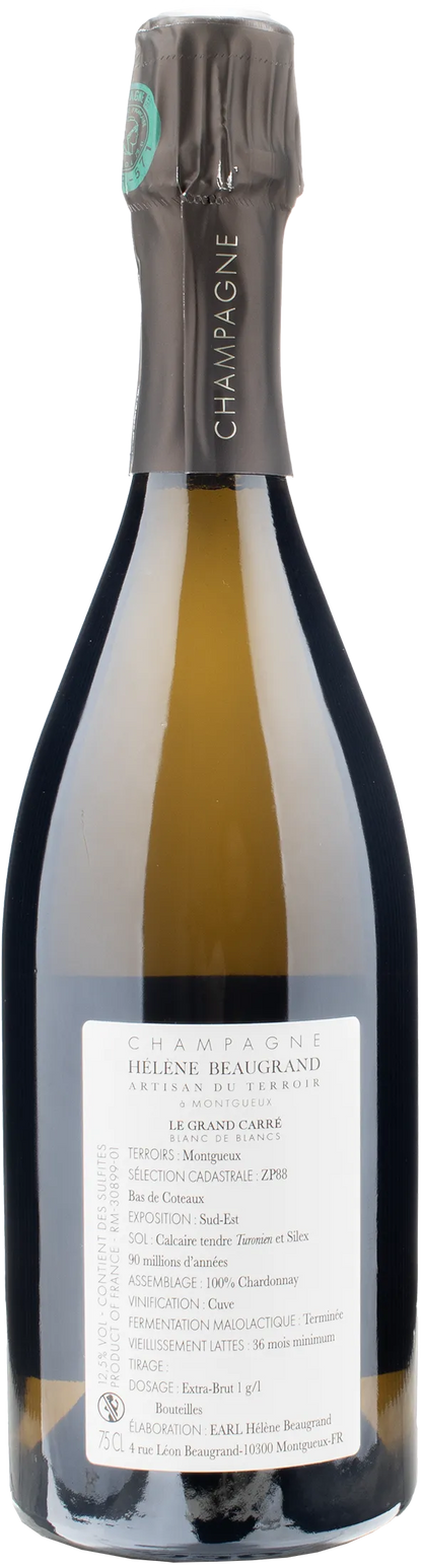Helene Beaugrand Montgueux Champagne Le Grand Carre Blanc de Blanc Extra Brut