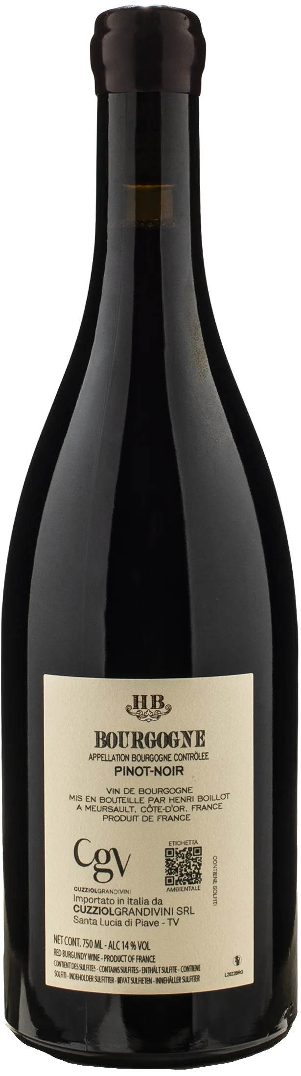 Henri Boillot Bourgogne Pinot Noir 2022