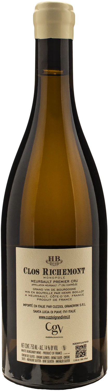 Henri Boillot Meursault 1er Cru Clos Richemont 2023
