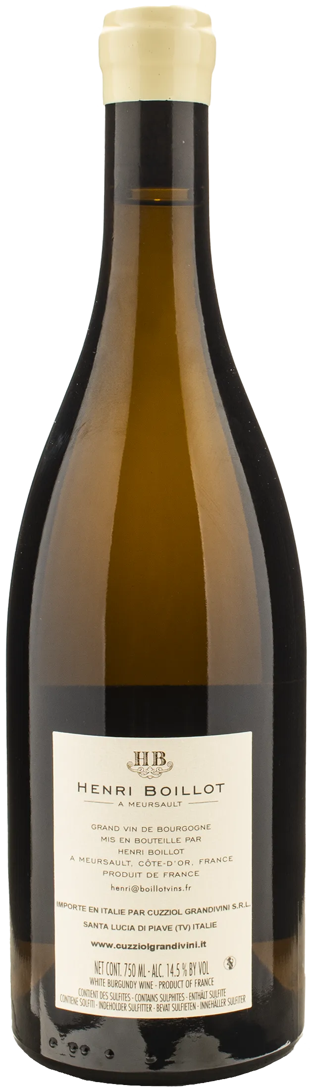 Henri Boillot Puligny-Montrachet 1er Cru Clos de la Mouchere Monopole 2018