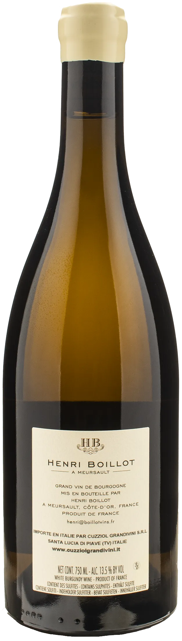 Henri Boillot Puligny-Montrachet 1er Cru Clos de la Mouchere Monopole 2021