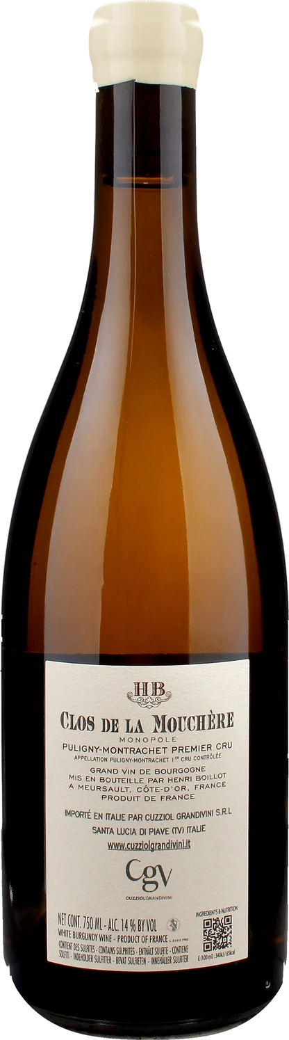 Henri Boillot Puligny Montrachet 1er Cru Clos de la Mouchere Monopole 2023